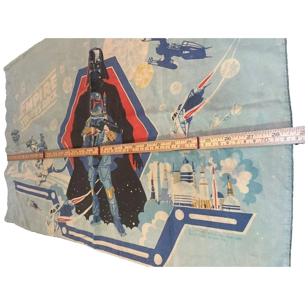 Vintage 1979 Star Wars The Empire Strikes Back Pillowcase - Boba Fett & Vader